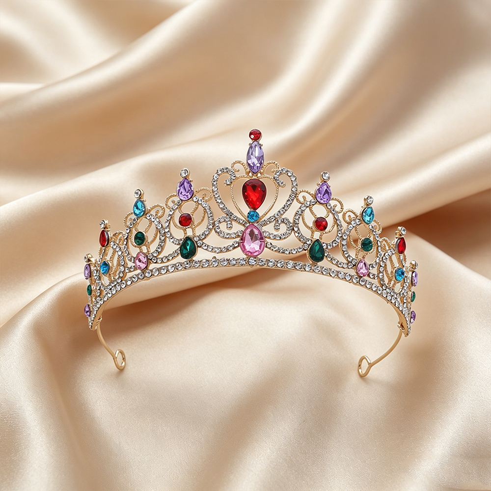 Luxury Vintage Gold Tiara Crow - Event & Party Supply incelemesi ve fiyatı