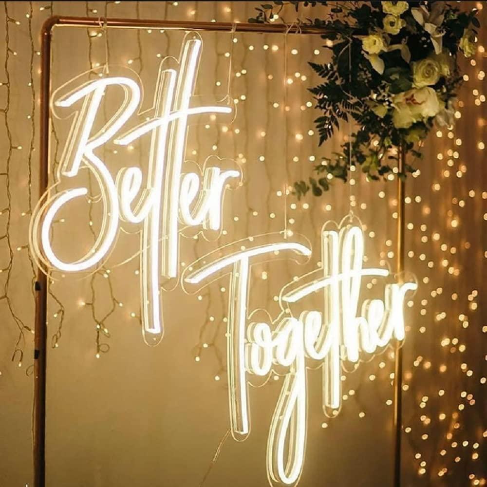Better Together Neon Sign USB  - Neon Sign Party incelemesi ve fiyatı