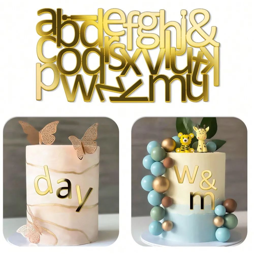 1set Golden Mirror Acrylic A-Z - Event Z incelemesi ve fiyatı