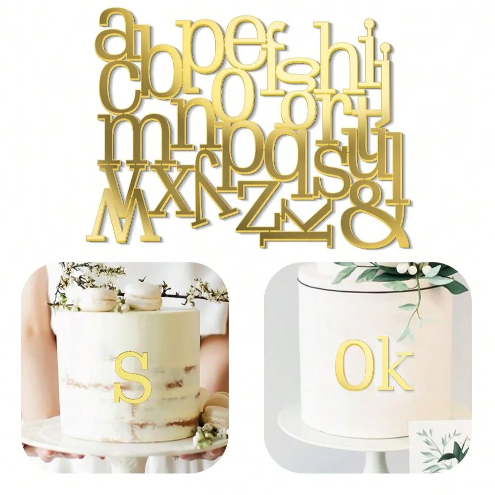 1set Golden Mirror Acrylic A-Z - Event Z incelemesi ve fiyatı