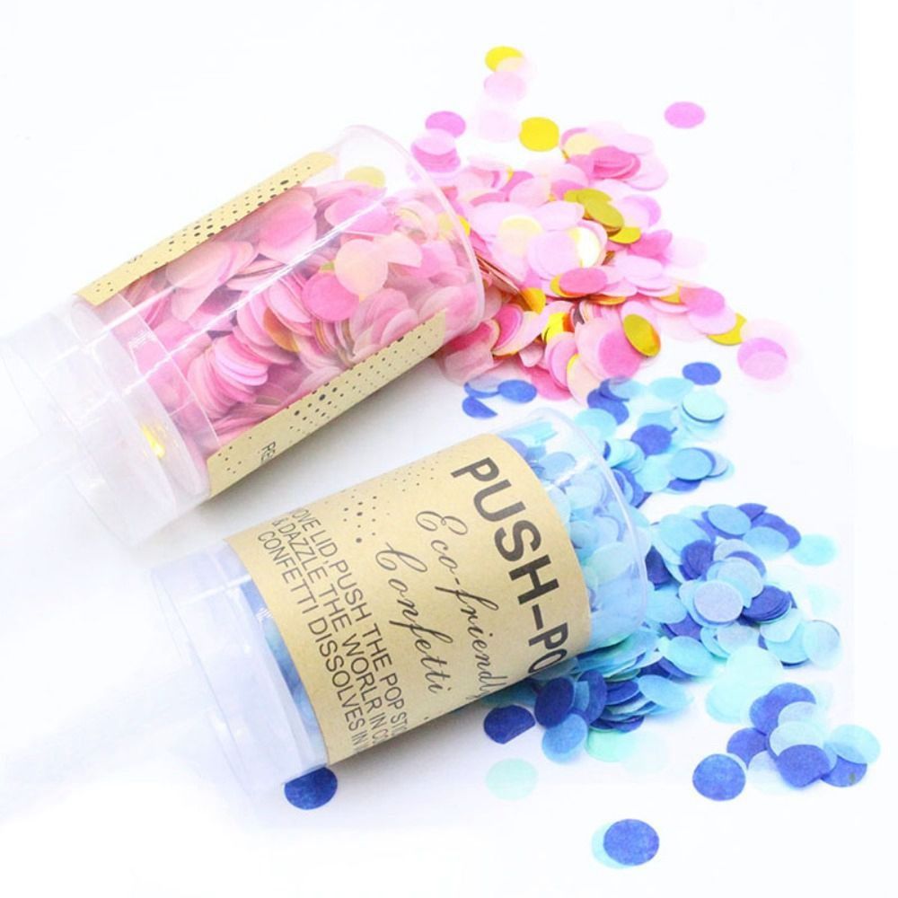 1Pcs Round Push Up Confetti Po - Confetti Cannon Tube incelemesi ve fiyatı