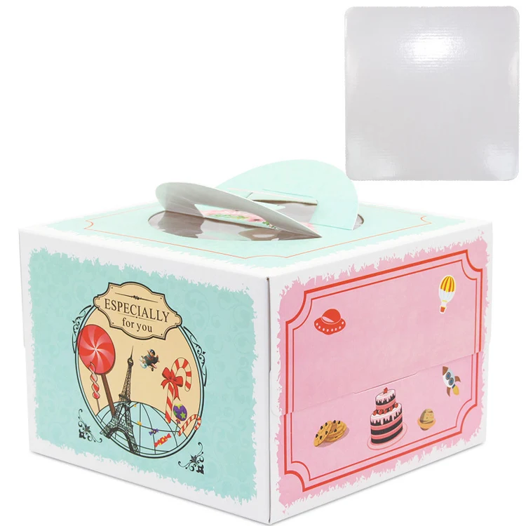 5pcs 8inch cake box with windo - Party Event Supplier incelemesi ve fiyatı