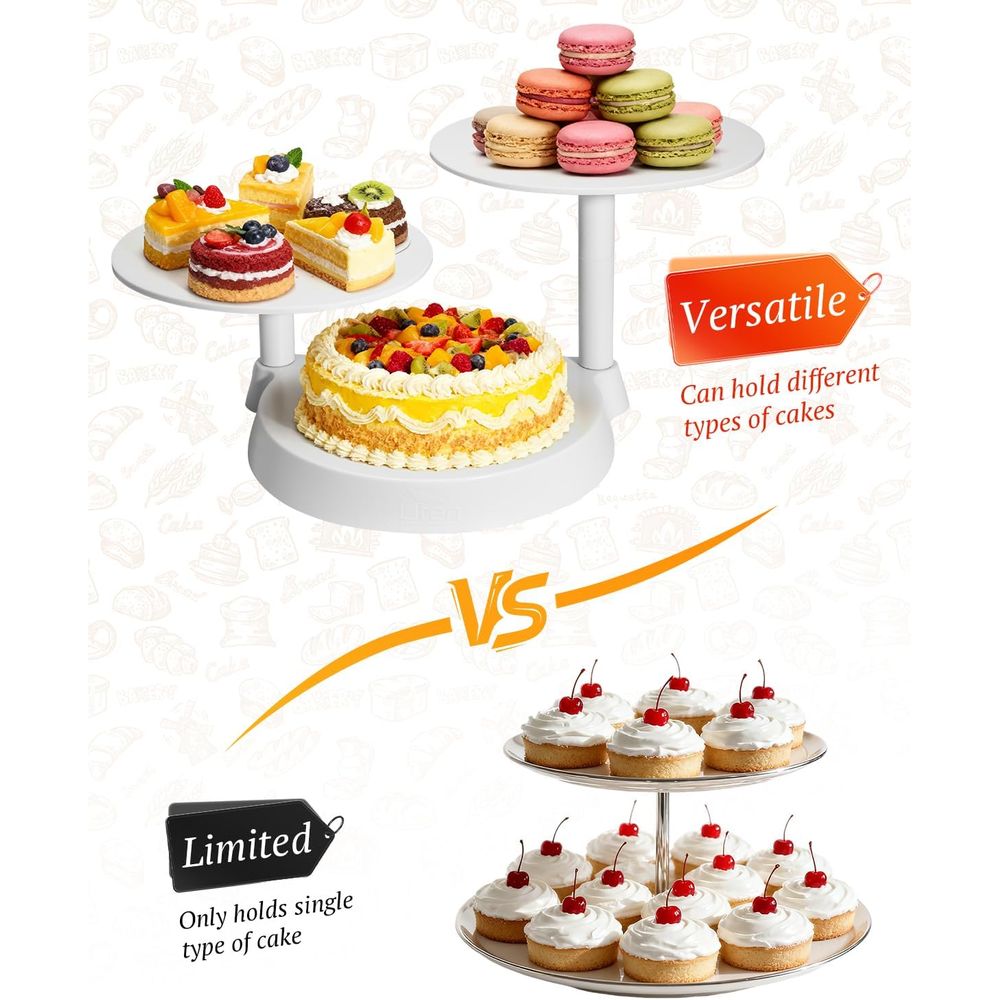 3-Tier Plastic Cupcake Stand,  - Cupcake Stand Tier incelemesi ve fiyatı