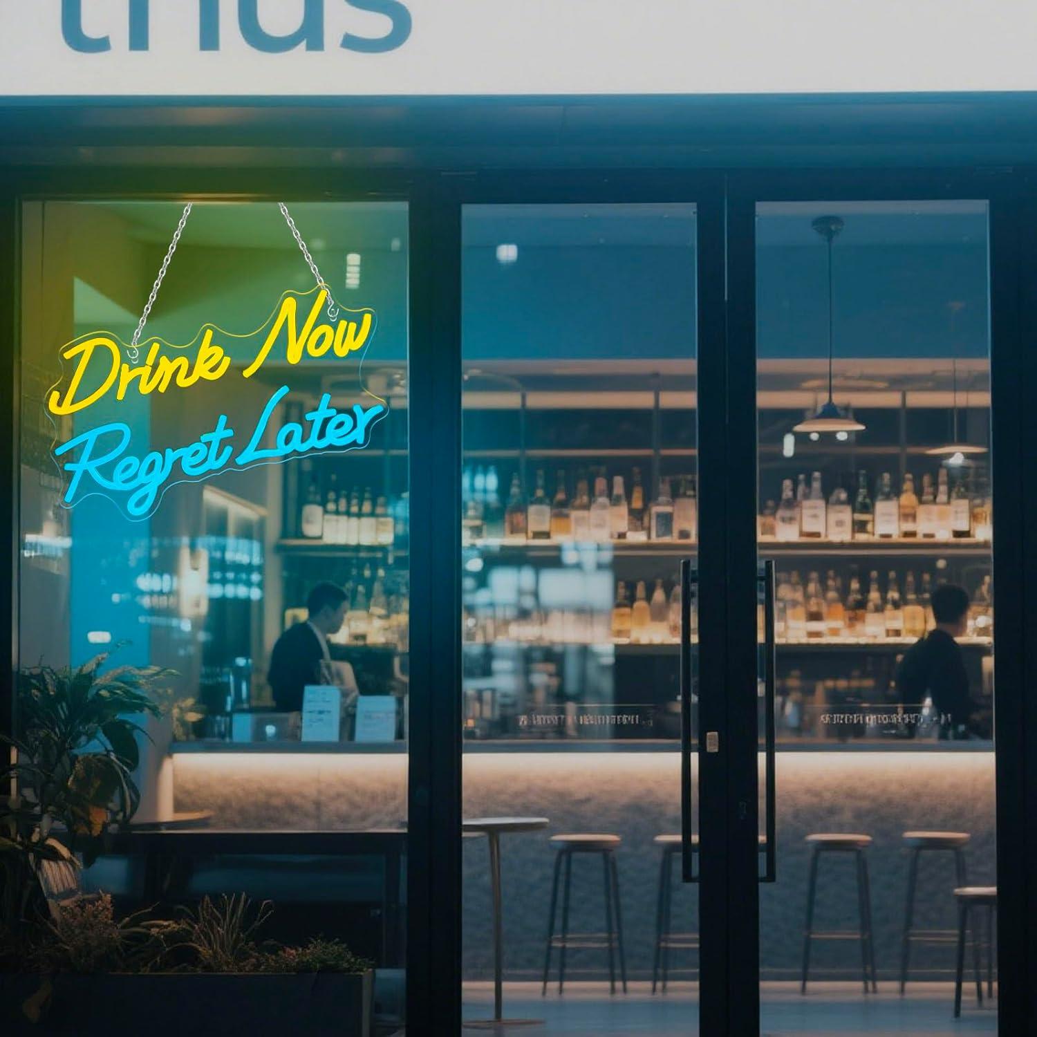 Beer Neon Sign Drink Now Regre - Neon Sign Party incelemesi ve fiyatı