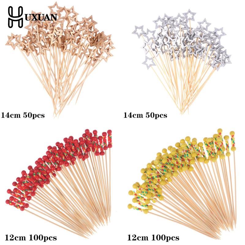 50/100Pcs Star Disposable Bamb - Centerpiece Stick incelemesi ve fiyatı