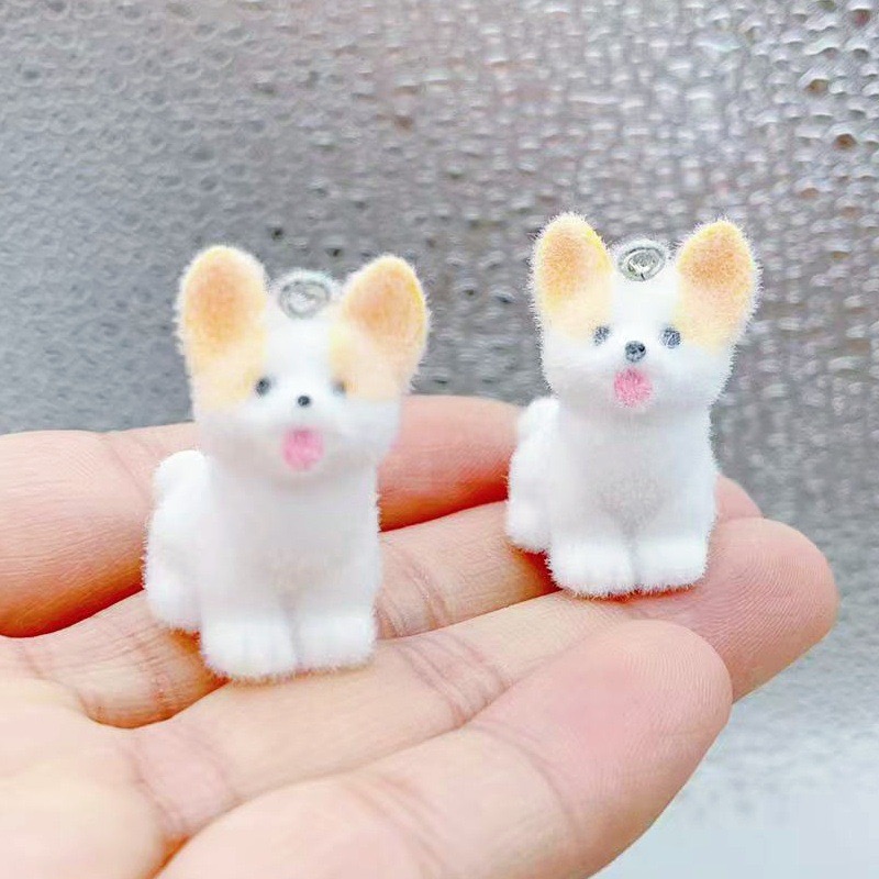 10pcs Flocked Dog Cartoon 3D A - Event Party incelemesi ve fiyatı