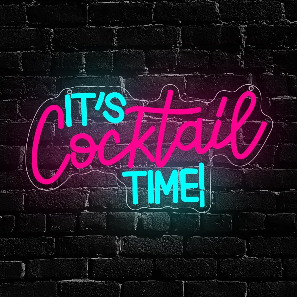 Cocktails Neon Sign USB Powere - Neon Sign Party incelemesi ve fiyatı