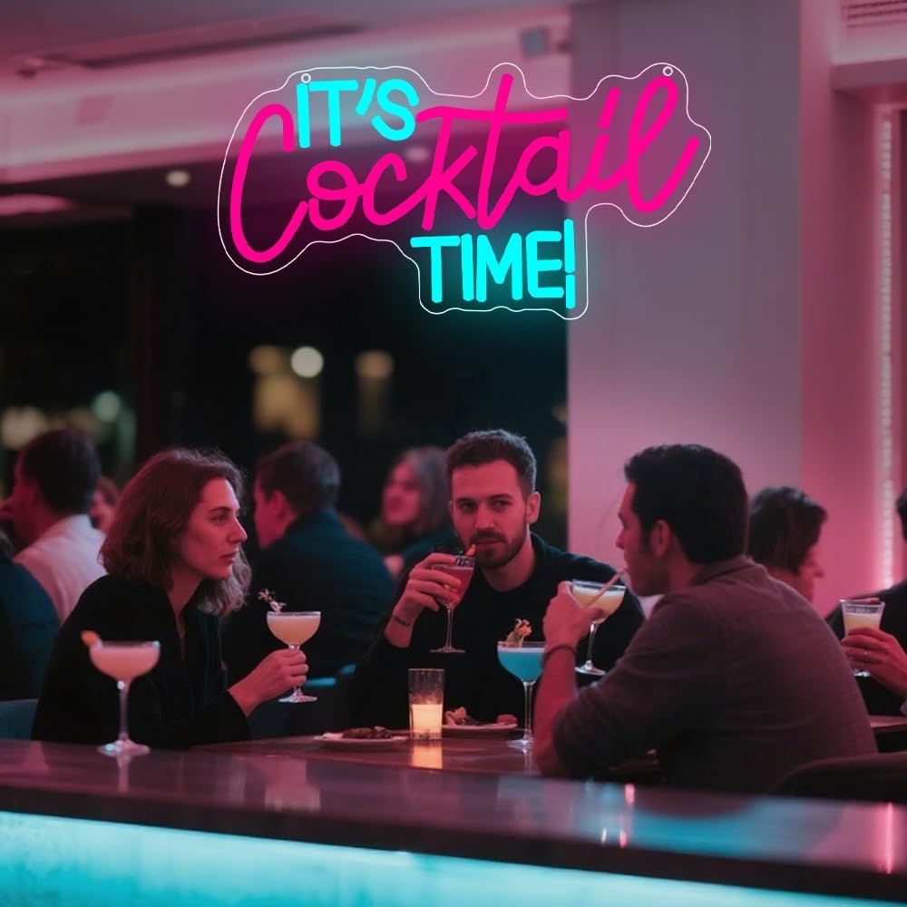 Cocktails Neon Sign USB Powere - Neon Sign Party incelemesi ve fiyatı