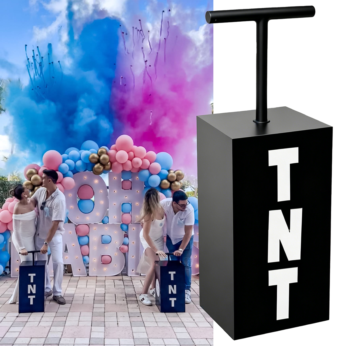 Tnt Gender Reveal Machine Kit  - Confetti Cannon Tube incelemesi ve fiyatı