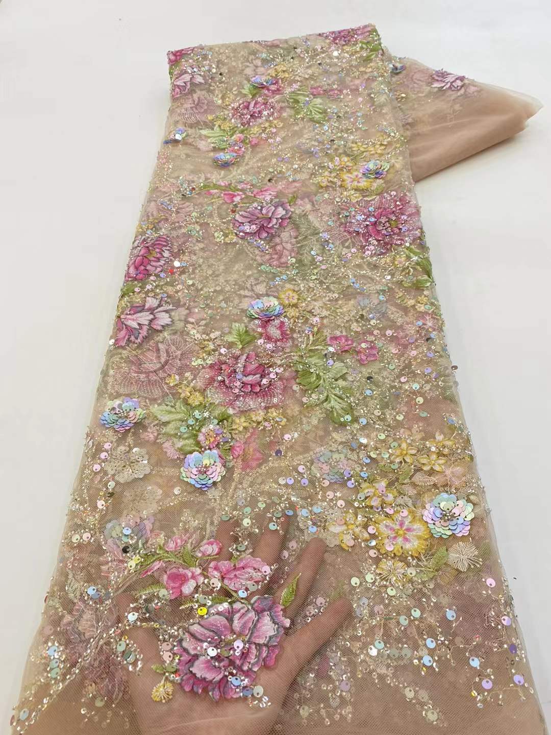 African Lace Fabric 2026 High  - Glitter Tablecloth incelemesi ve fiyatı