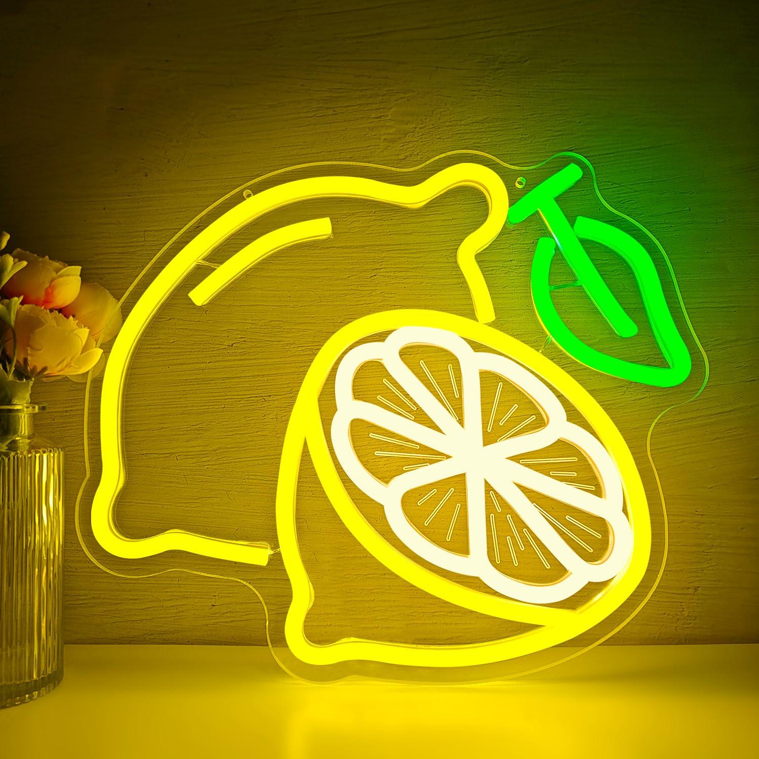 Lemon Neon Sign Dimmable LED L - Neon Sign Party incelemesi ve fiyatı