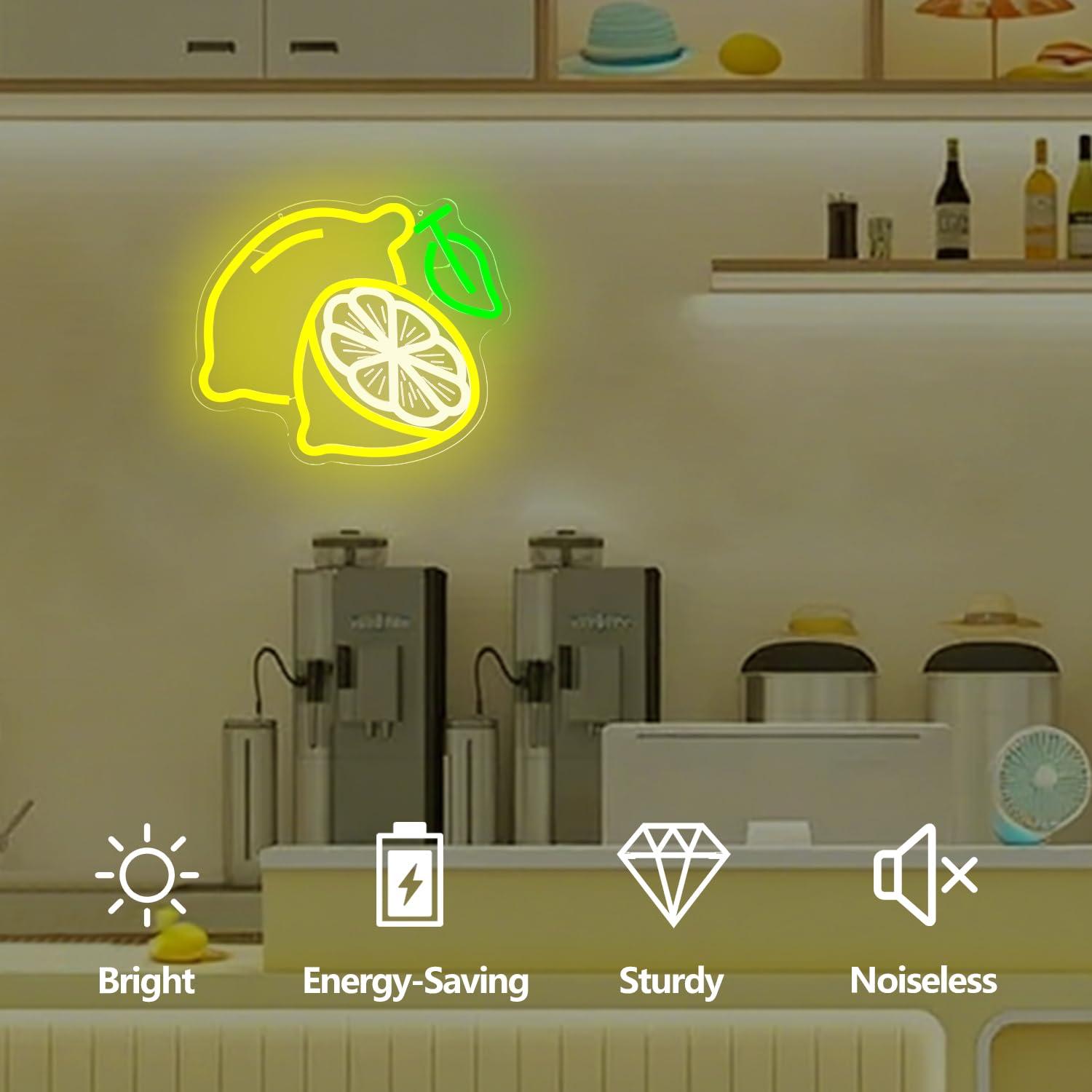 Lemon Neon Sign Dimmable LED L - Neon Sign Party incelemesi ve fiyatı