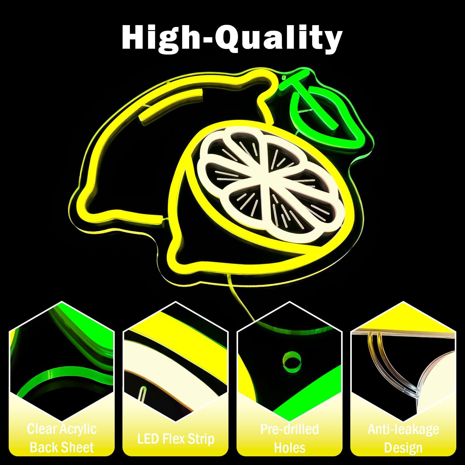 Lemon Neon Sign Dimmable LED L - Neon Sign Party incelemesi ve fiyatı
