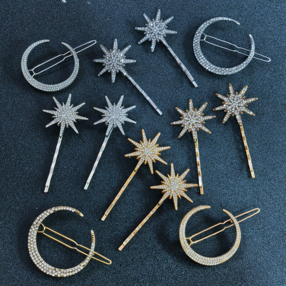 3/4 pcs set Crystal Star Hairp - Event Suppliers incelemesi ve fiyatı