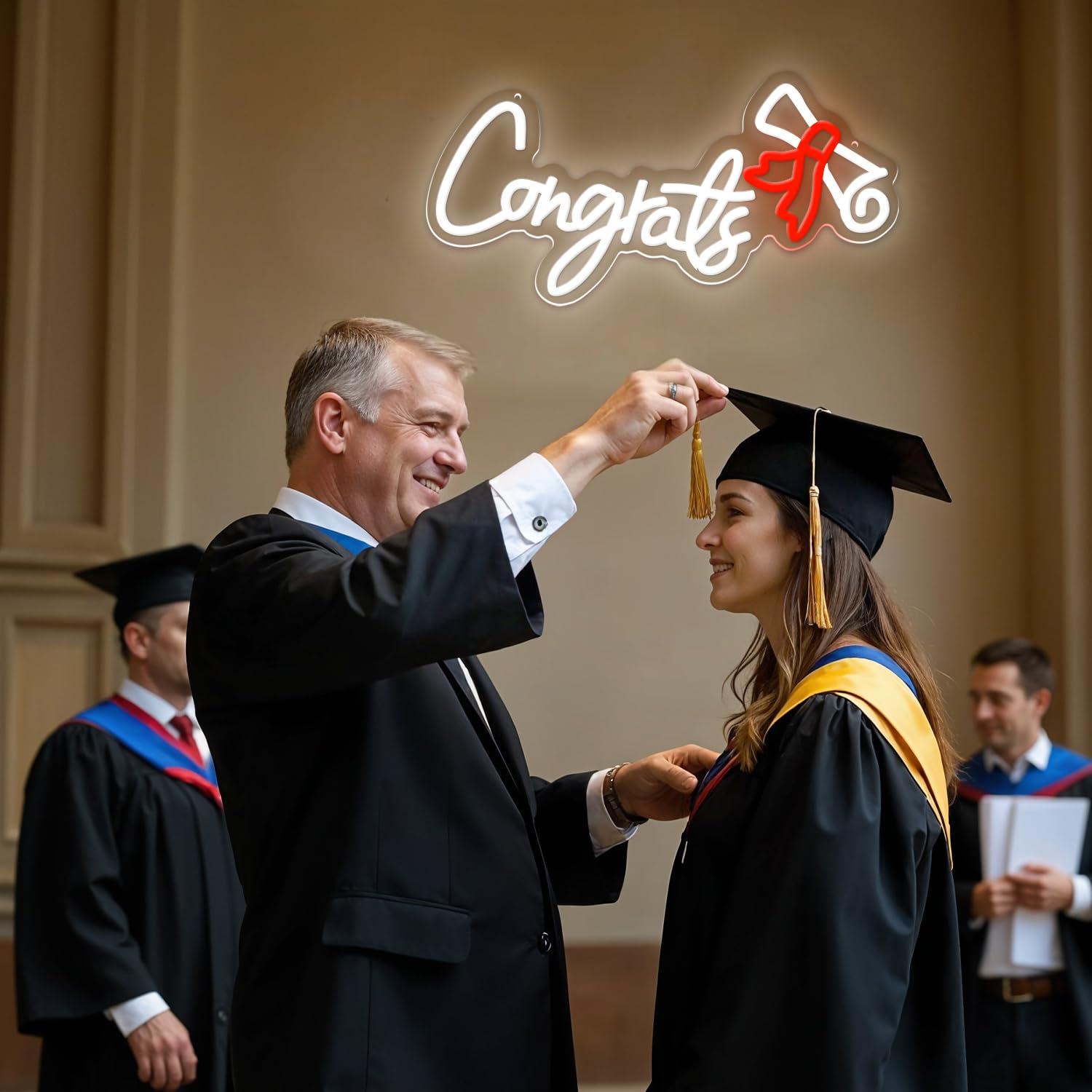Congrats Graduation Neon Sign  - Neon Sign Party incelemesi ve fiyatı