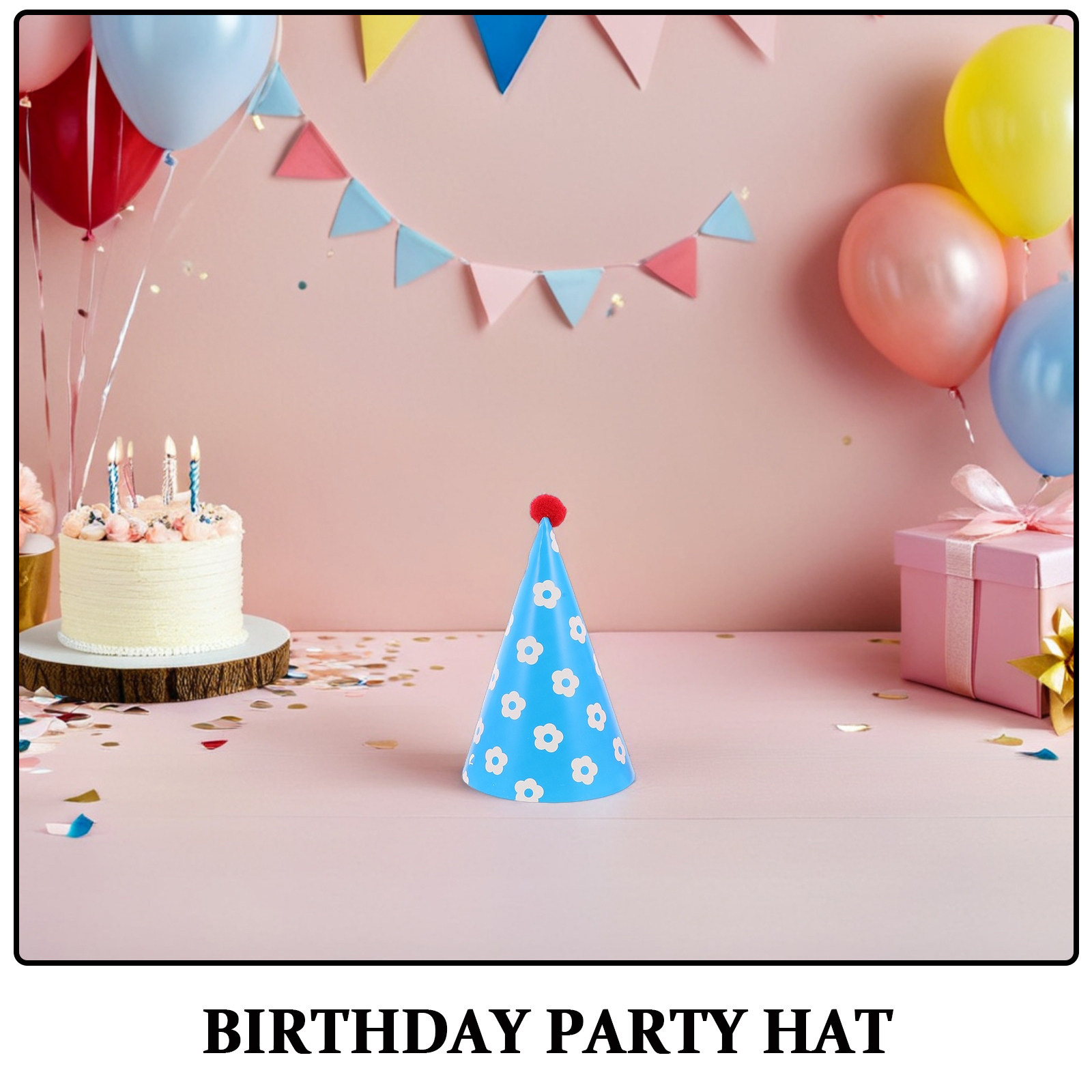 12Pcs Birthday Hats Paper Cone - Party Hat Cone incelemesi ve fiyatı