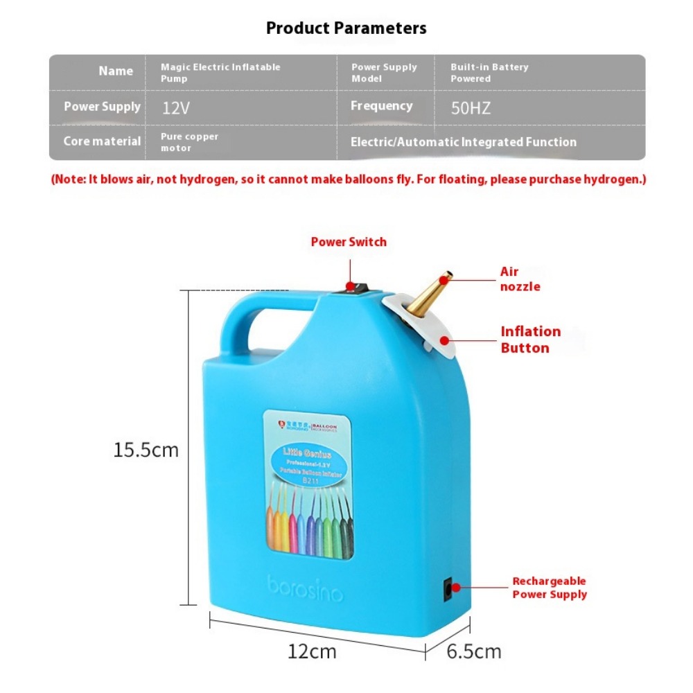 B211, Balloon Inflatable Elect - Balloon Pump Hand incelemesi ve fiyatı