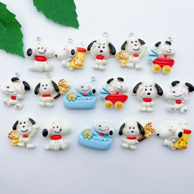 12pcs resin cartoon dog pendan - Event Party incelemesi ve fiyatı