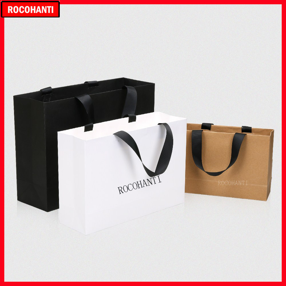 50pcs Custom Logo Paper Shoppi - Event Party Shop incelemesi ve fiyatı