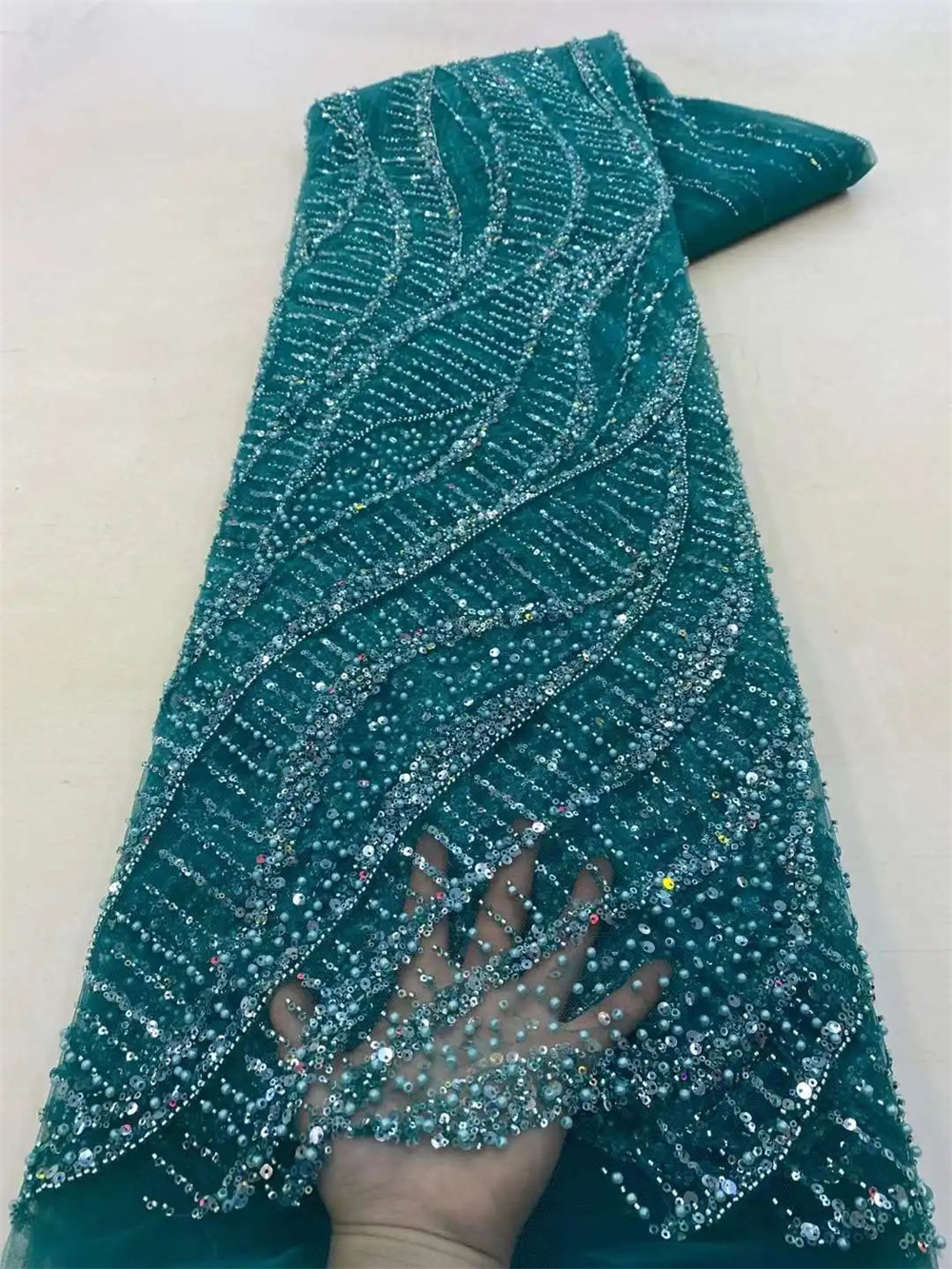 Wholesale 2025 African Sequins - Glitter Tablecloth incelemesi ve fiyatı