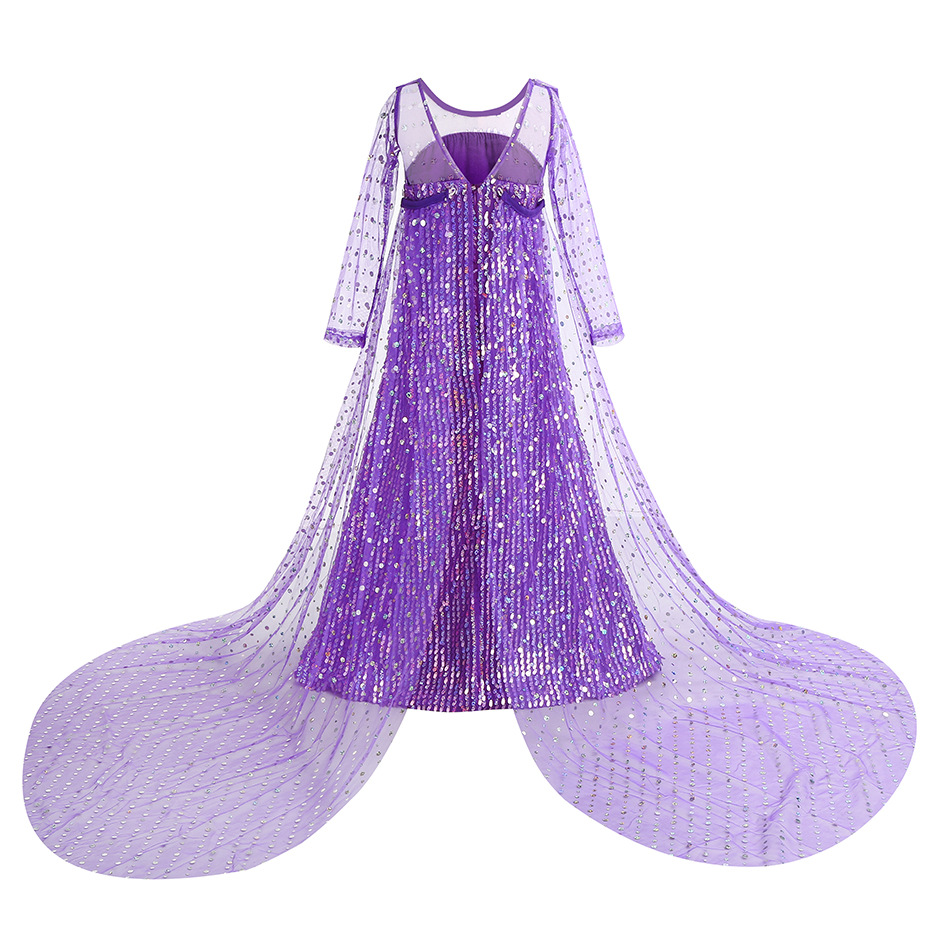 Elsa Purple Halloween Dress Gi - Glitter Tablecloth incelemesi ve fiyatı