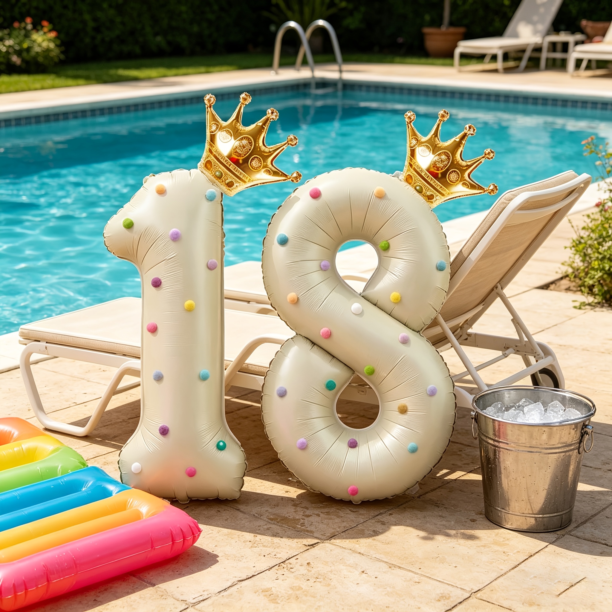 Large 40inch Cream-Colored Num - Party Event Supply Store incelemesi ve fiyatı