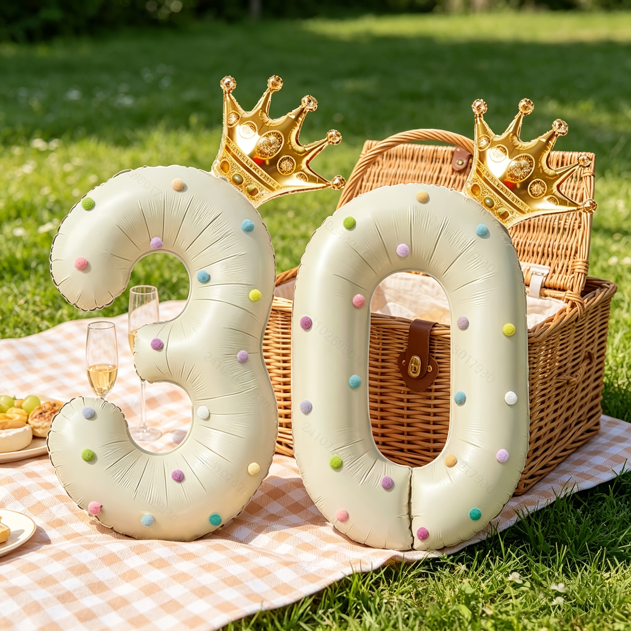 Large 40inch Cream-Colored Num - Party Event Supply Store incelemesi ve fiyatı