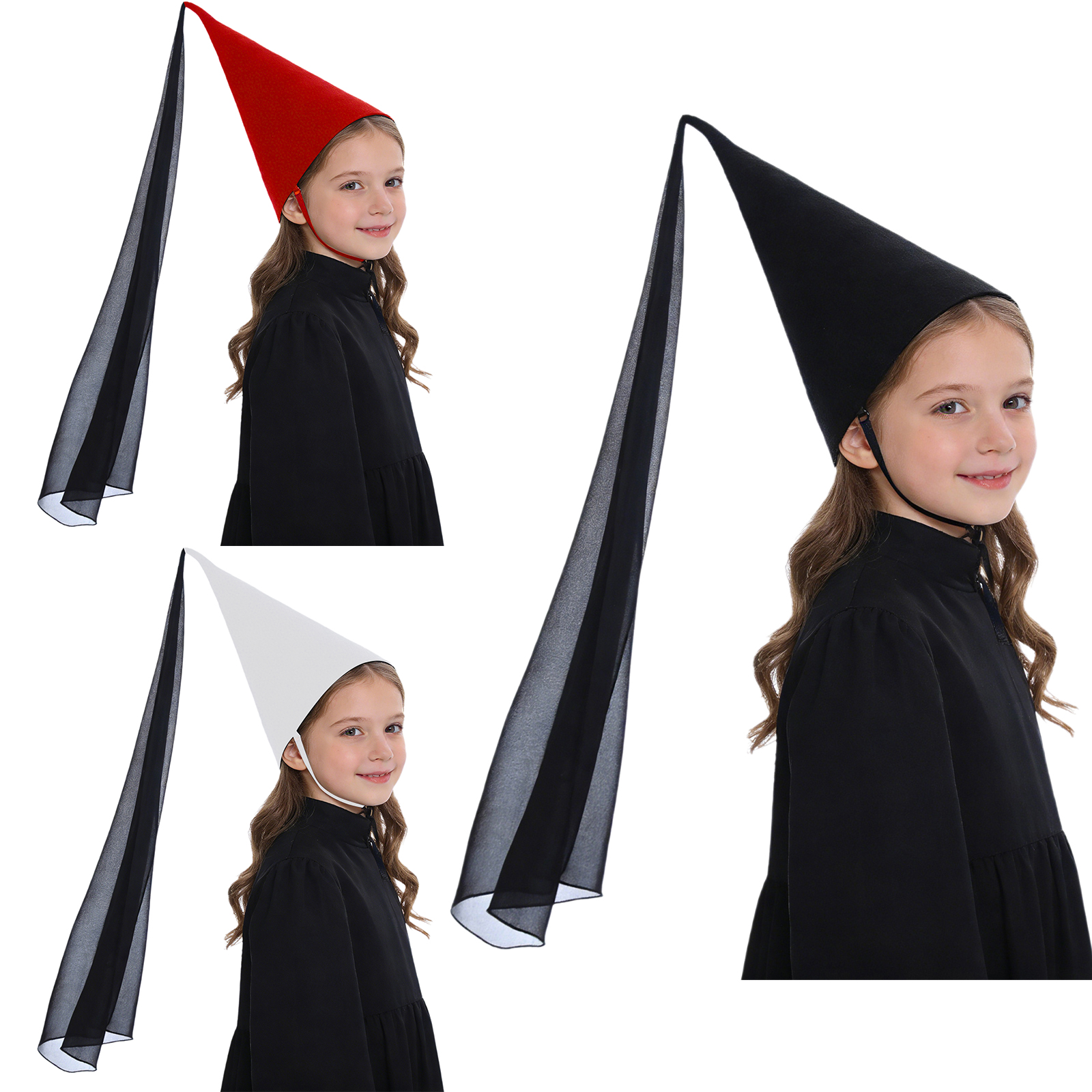 1Pcs Women Medieval Hennin Hat - Party Hat Cone incelemesi ve fiyatı