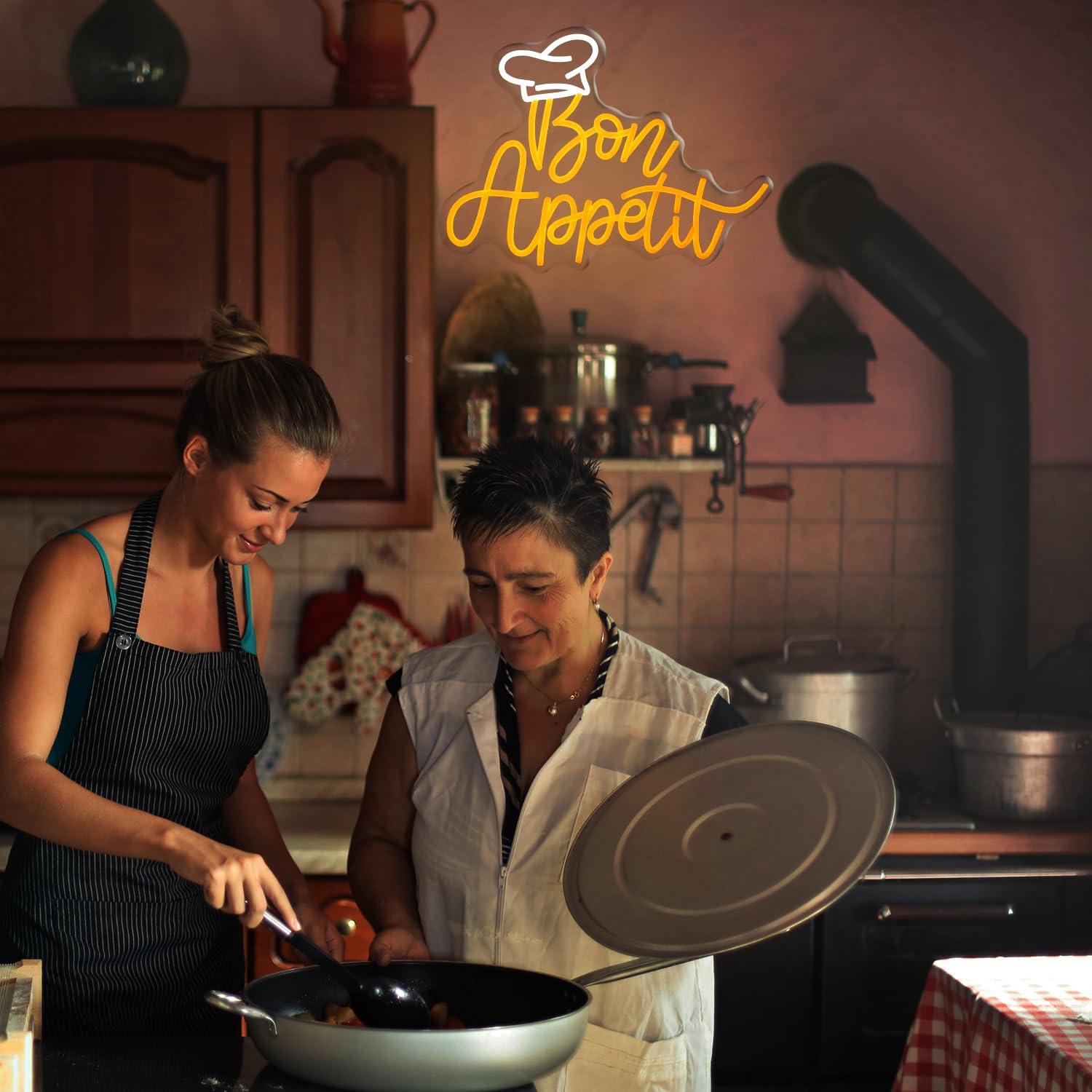 Bon Appetit Chef Hat Neon Sign - Neon Sign Party incelemesi ve fiyatı