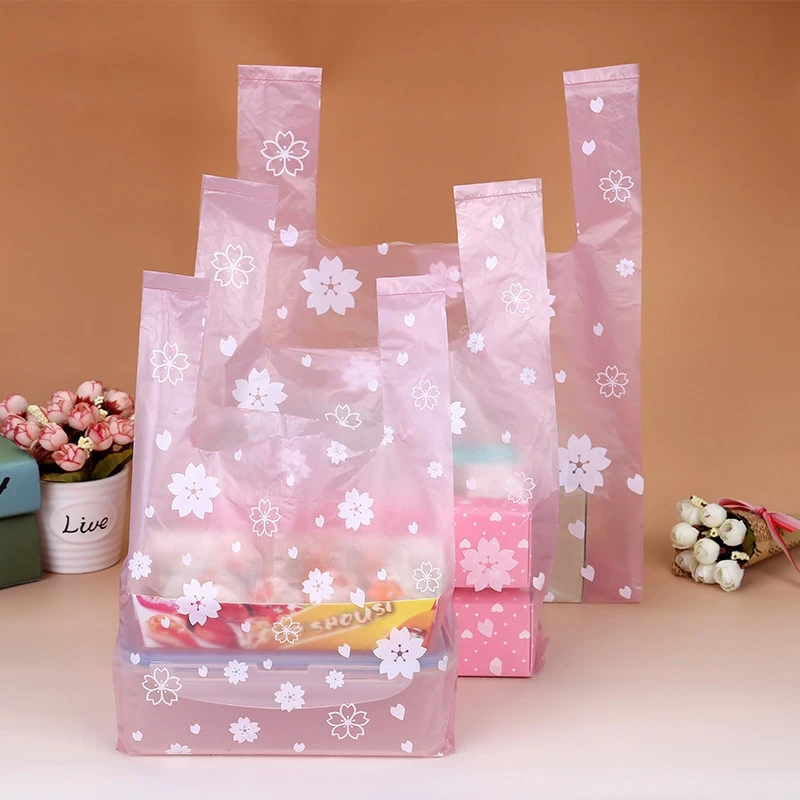 100Pcs/bag Pink Sakura Vest Ba - Event Party Shop incelemesi ve fiyatı