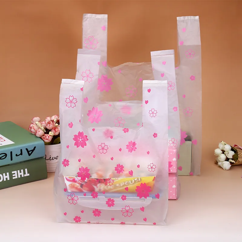 100Pcs/bag Pink Sakura Vest Ba - Event Party Shop incelemesi ve fiyatı