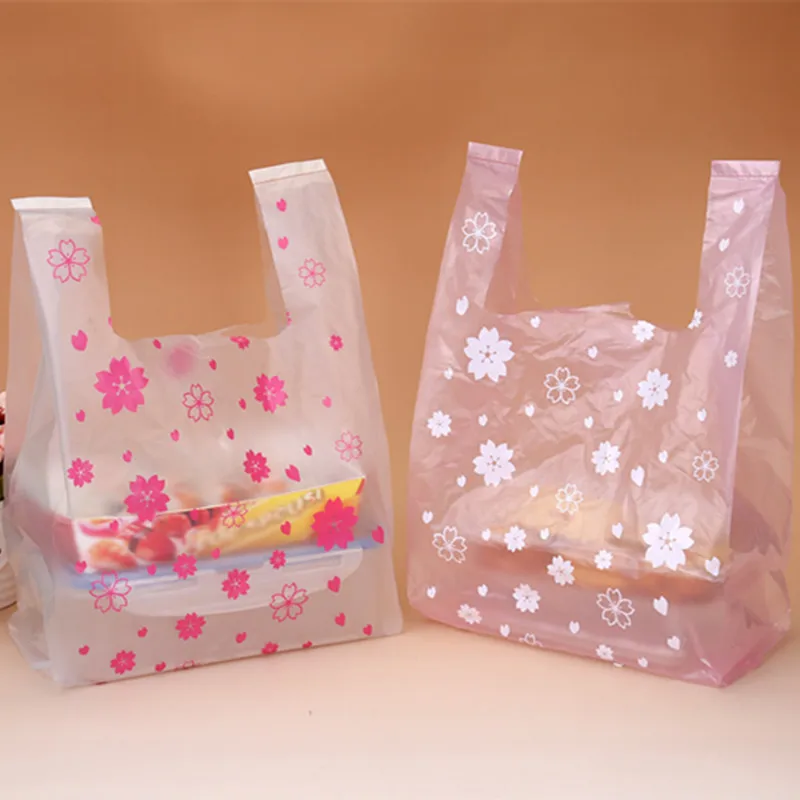 100Pcs/bag Pink Sakura Vest Ba - Event Party Shop incelemesi ve fiyatı