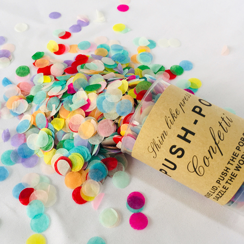 2pcs Multicolor Paper Scrap Fo - Confetti Cannon Tube incelemesi ve fiyatı