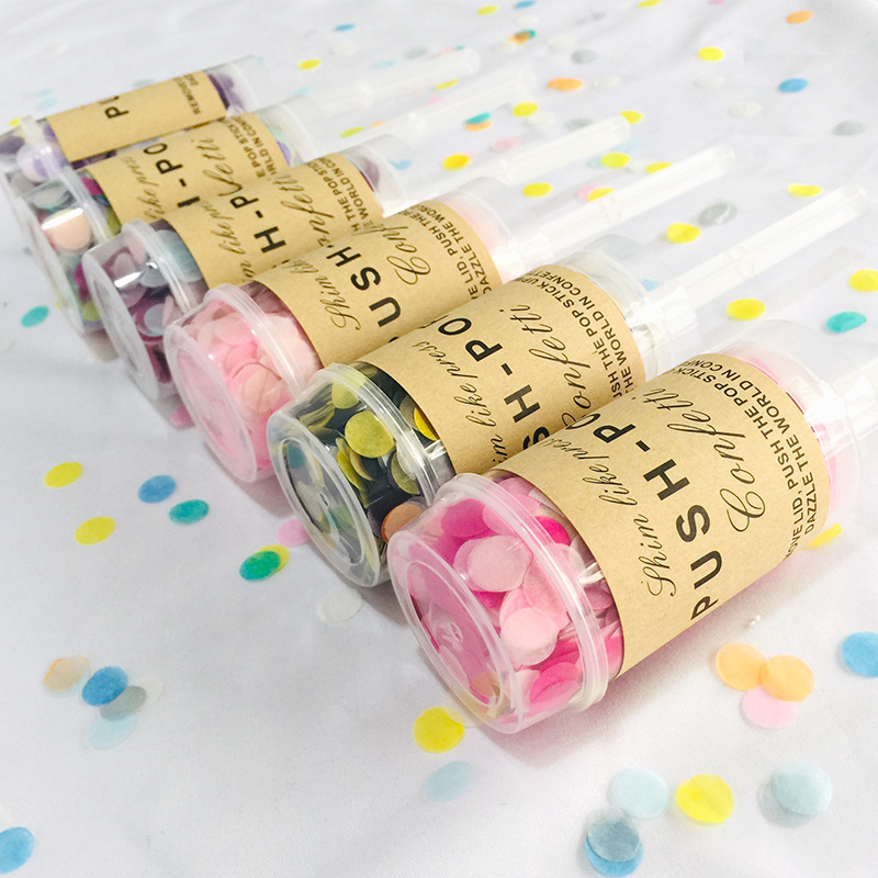 2pcs Multicolor Paper Scrap Fo - Confetti Cannon Tube incelemesi ve fiyatı