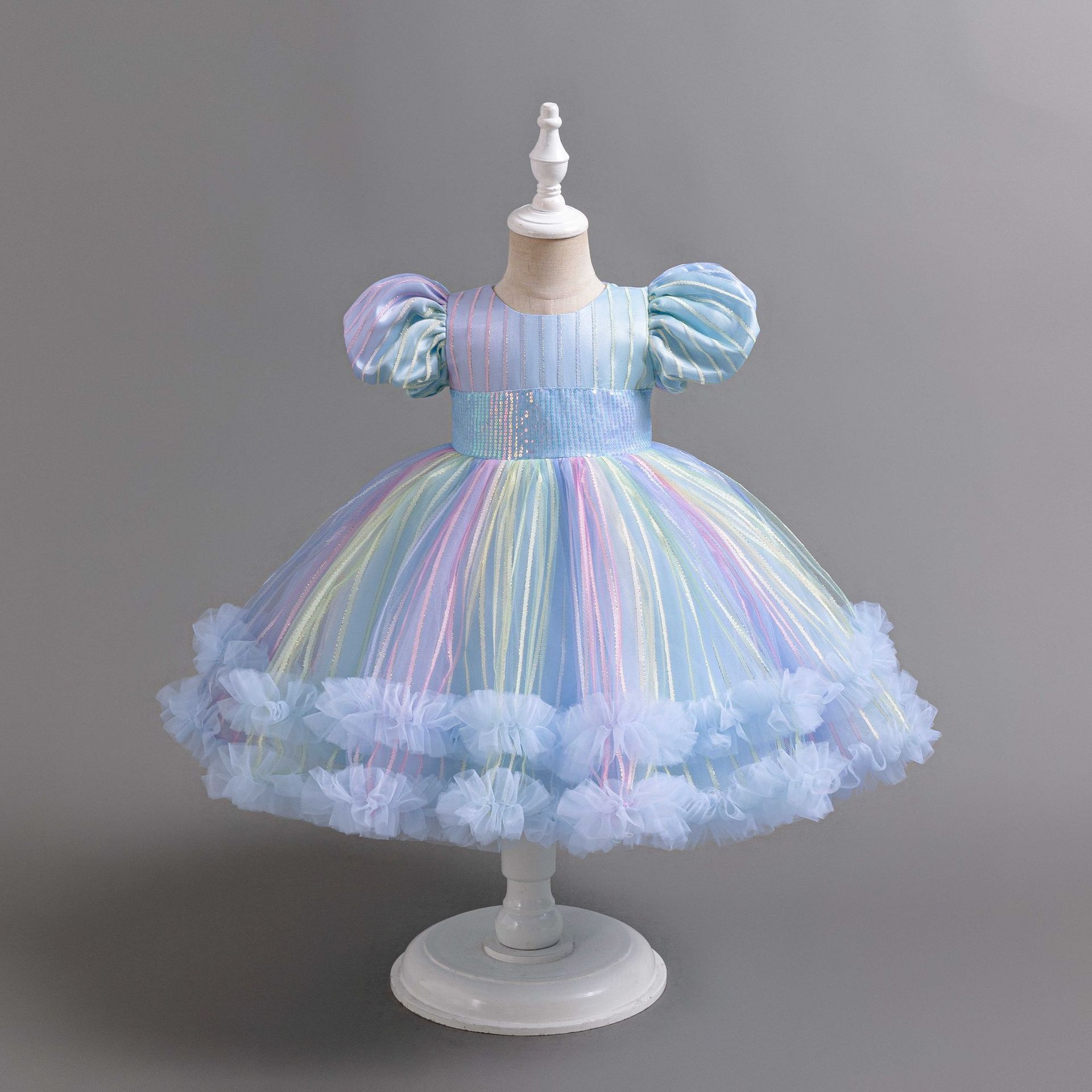 New Kids Dress Ball Gown Child - Glitter Tablecloth incelemesi ve fiyatı