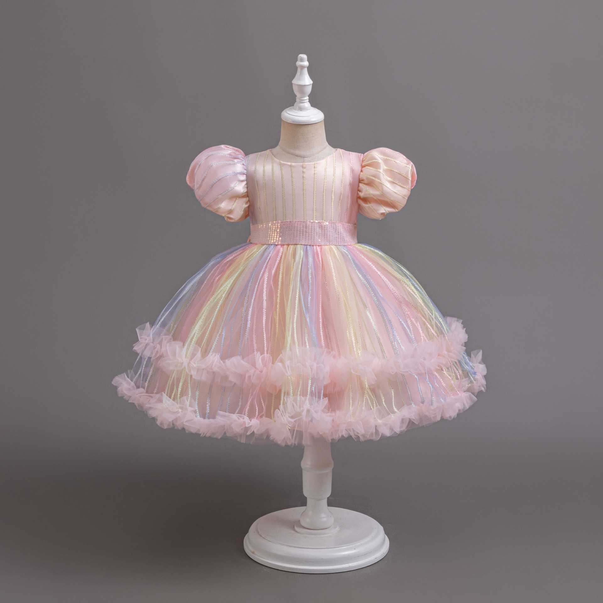 New Kids Dress Ball Gown Child - Glitter Tablecloth incelemesi ve fiyatı