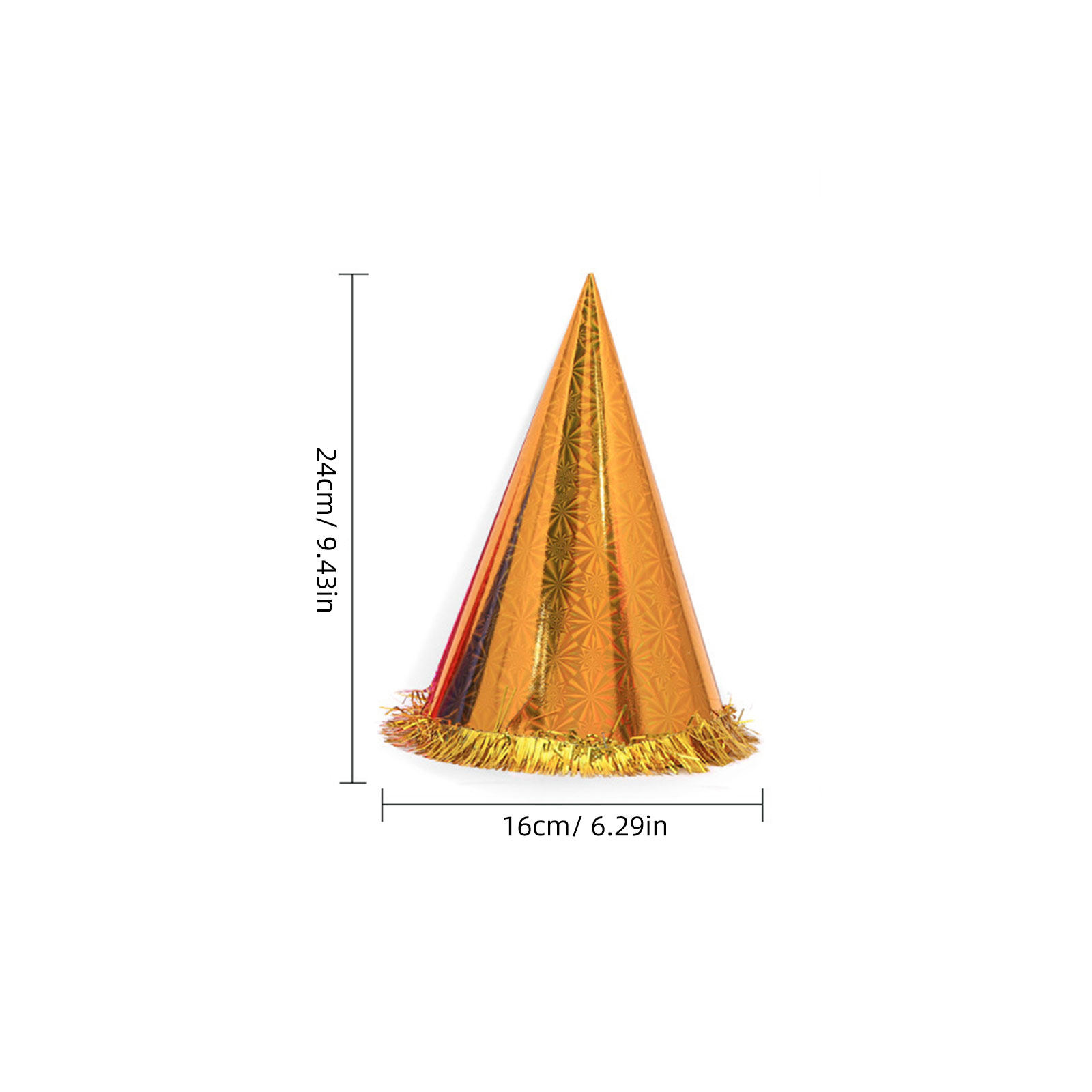 18Pcs Party Hats Flower Edge T - Party Hat Cone incelemesi ve fiyatı