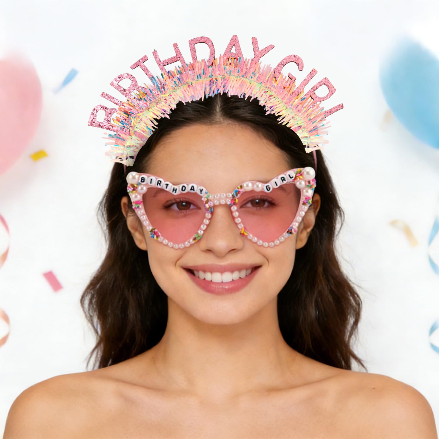 Birthday Girl Headband Sash Su - Birthday Sash Glitter incelemesi ve fiyatı