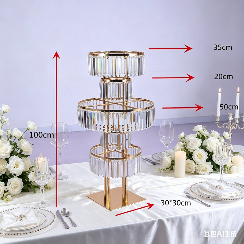 4 PCS Flower Rack Crystal Road - Party Event Supply Store incelemesi ve fiyatı