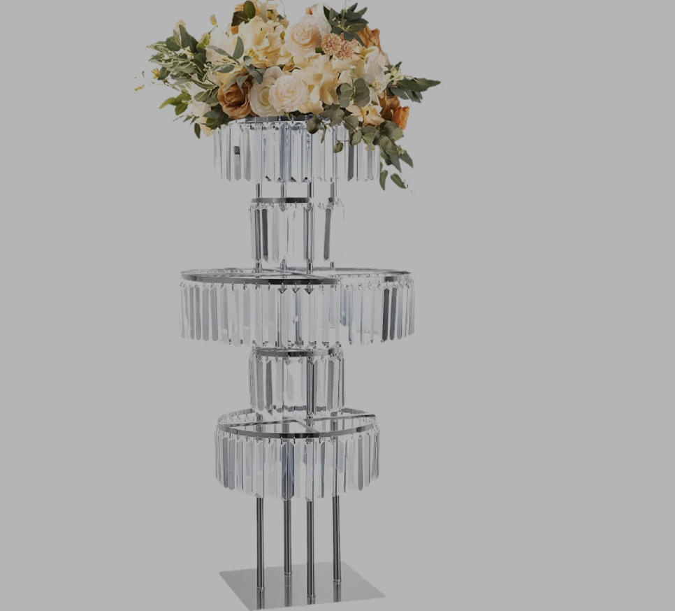 4 PCS Flower Rack Crystal Road - Party Event Supply Store incelemesi ve fiyatı