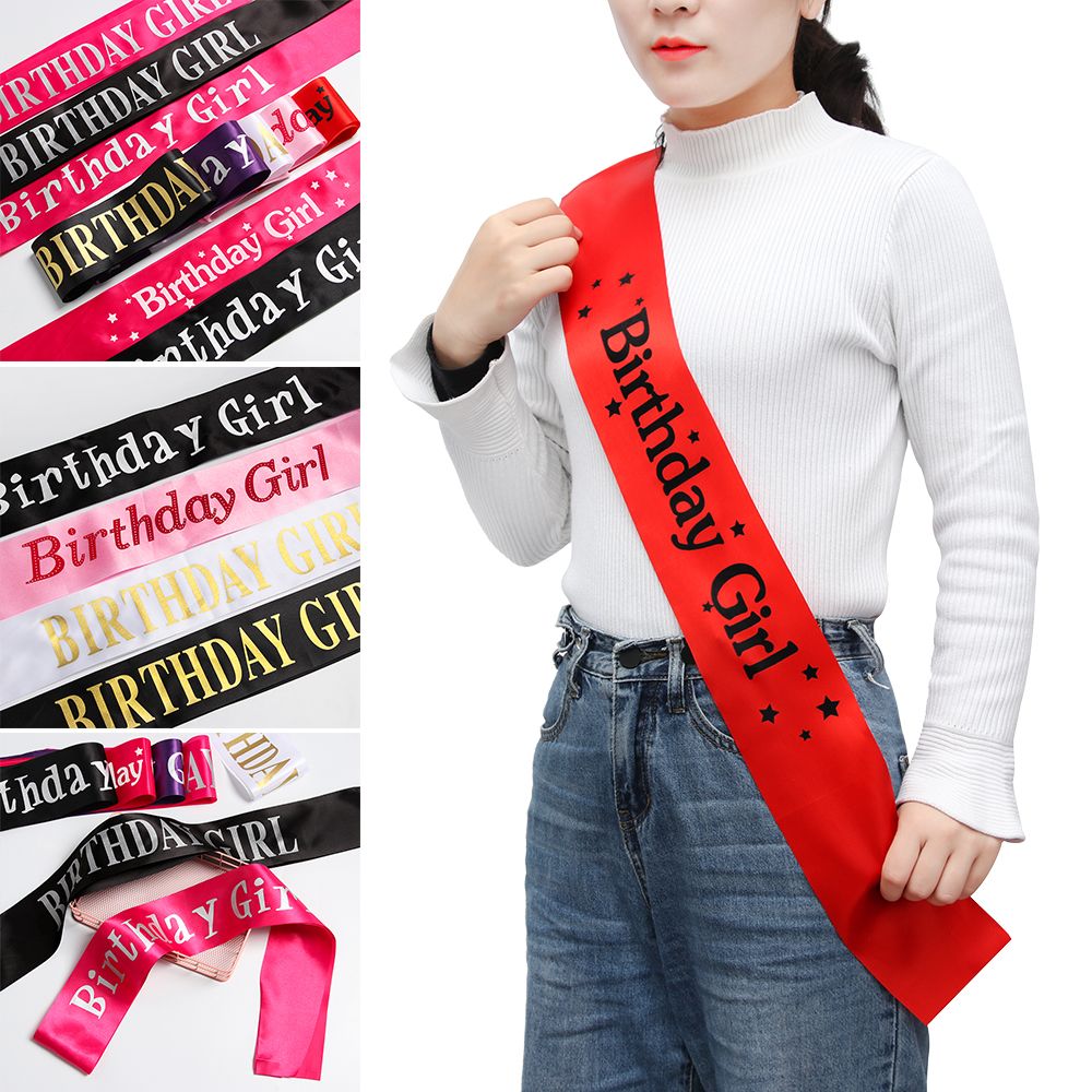 Birthday Girl Glitter Satin Sa - Birthday Sash Glitter incelemesi ve fiyatı
