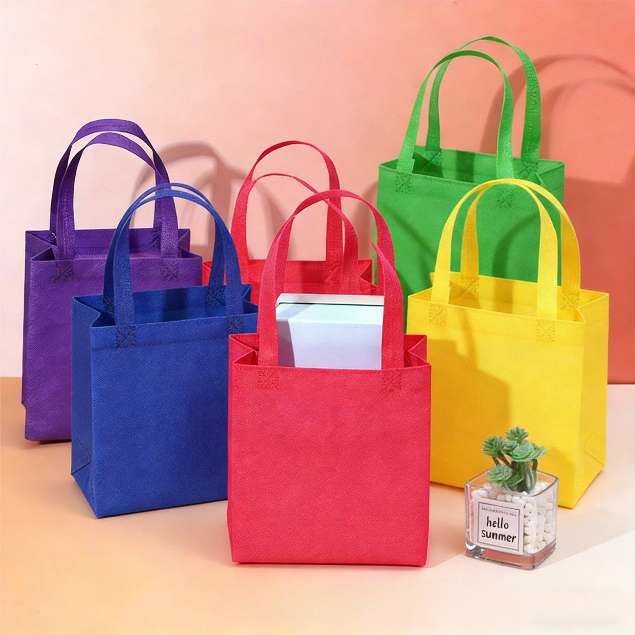 100PCS Reusable Non-woven Shop - Event Party Shop incelemesi ve fiyatı