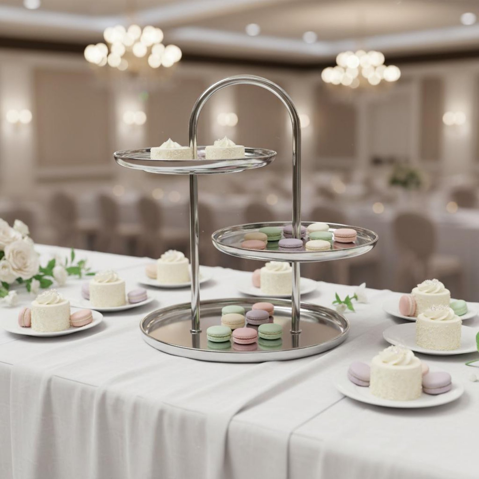3-Tier Dessert Stand Electropl - Cupcake Stand Tier incelemesi ve fiyatı