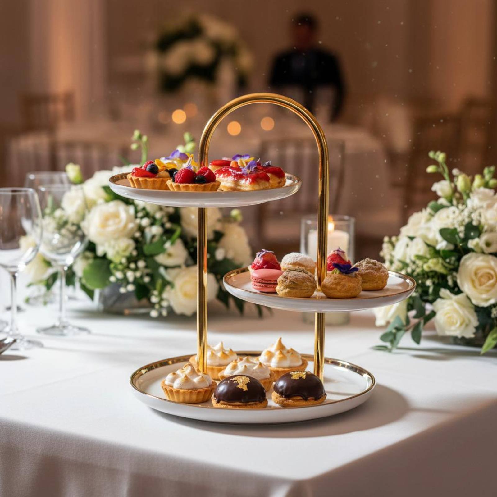3-Tier Dessert Stand Electropl - Cupcake Stand Tier incelemesi ve fiyatı