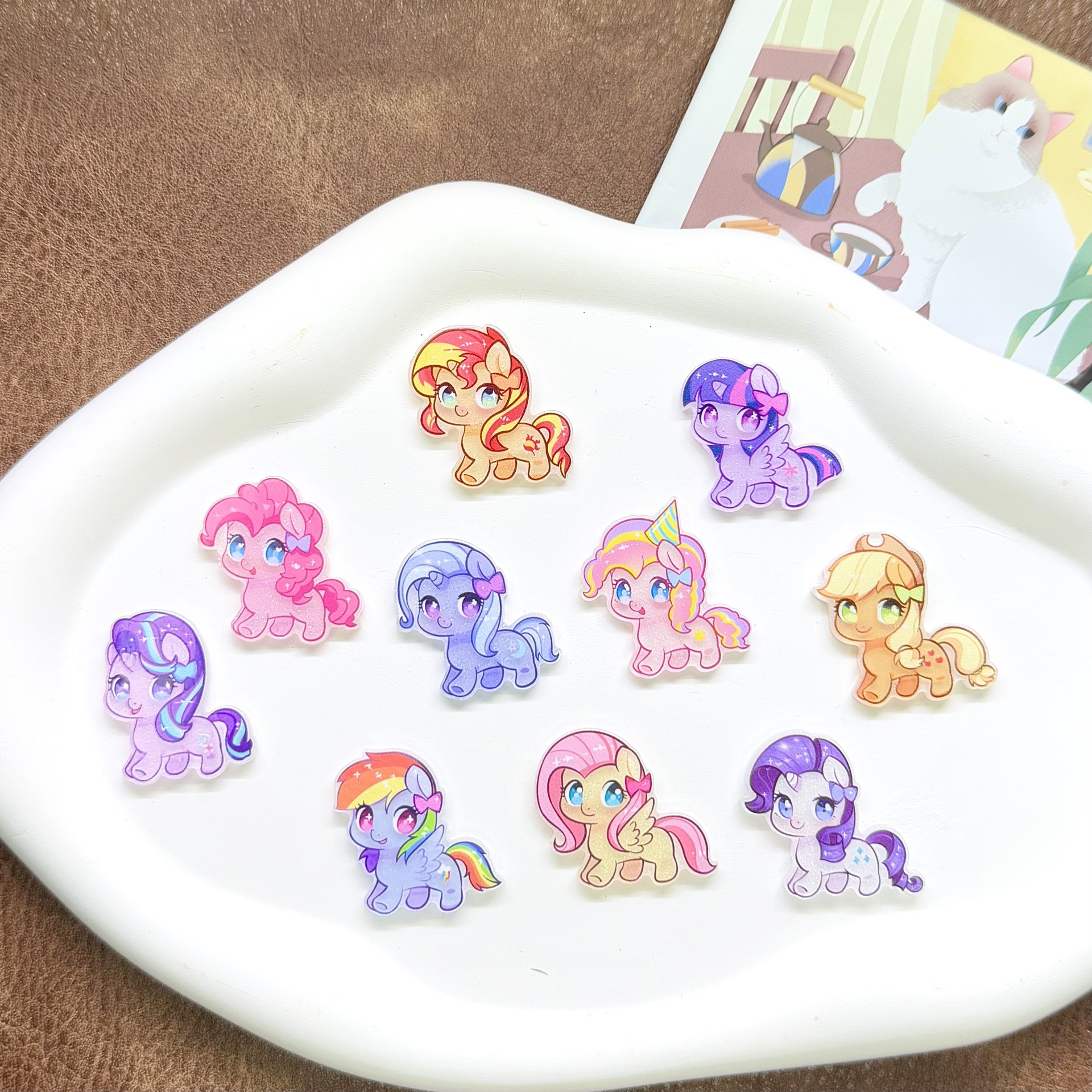 10pcs Cartoon Cute Super Q Pon - Event Party incelemesi ve fiyatı