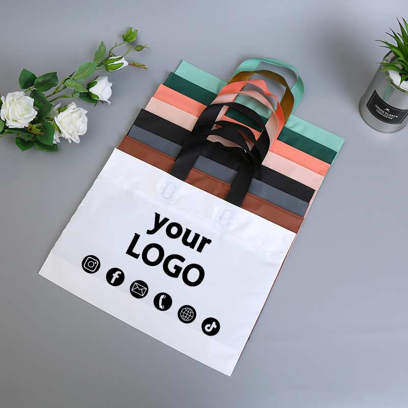 Customized Logo Frosted Shoppi - Event Party Shop incelemesi ve fiyatı