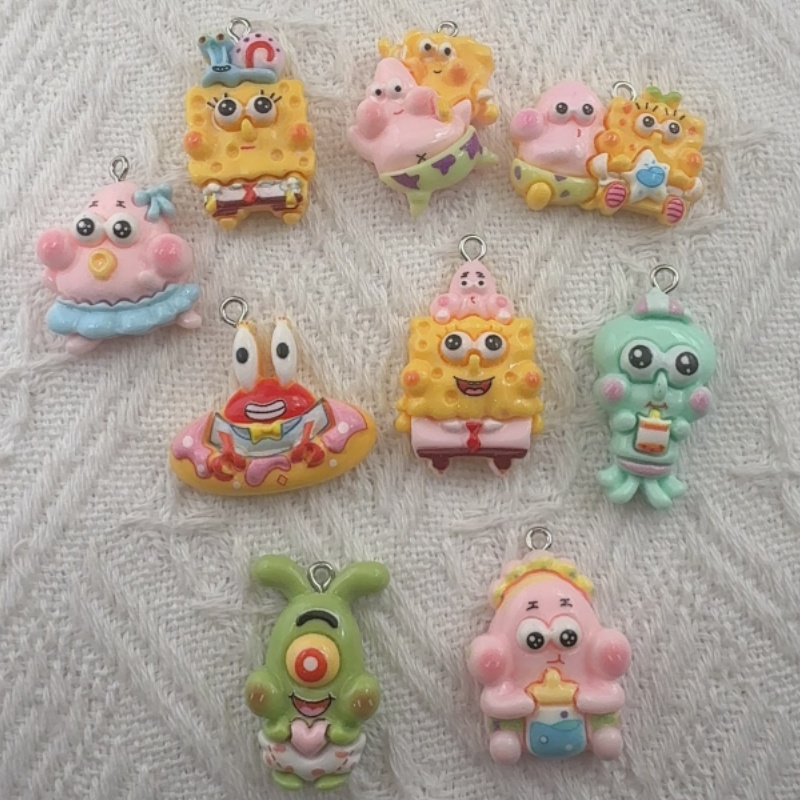 10pcs cartoon resin pendant, D - Event Party incelemesi ve fiyatı