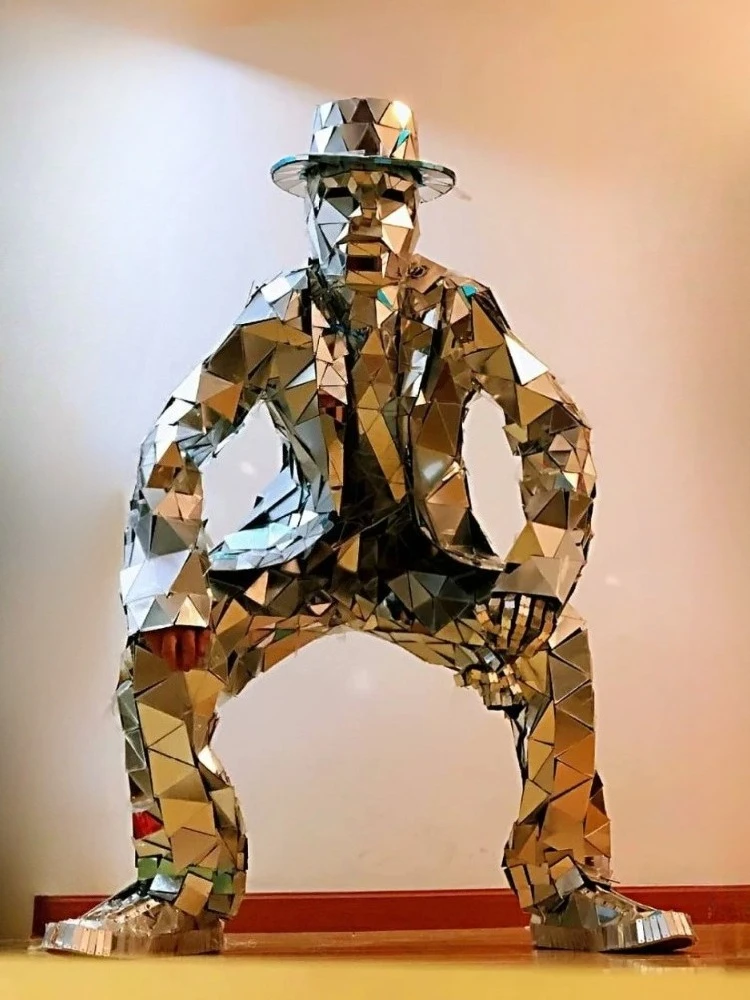 Mirror Man Costume Sliver glas - Event Party Dj incelemesi ve fiyatı