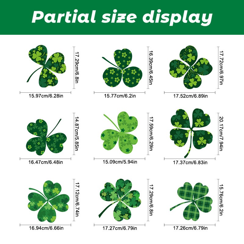 Irish St Patrick s Day Clover  - Party Event Supply Store incelemesi ve fiyatı