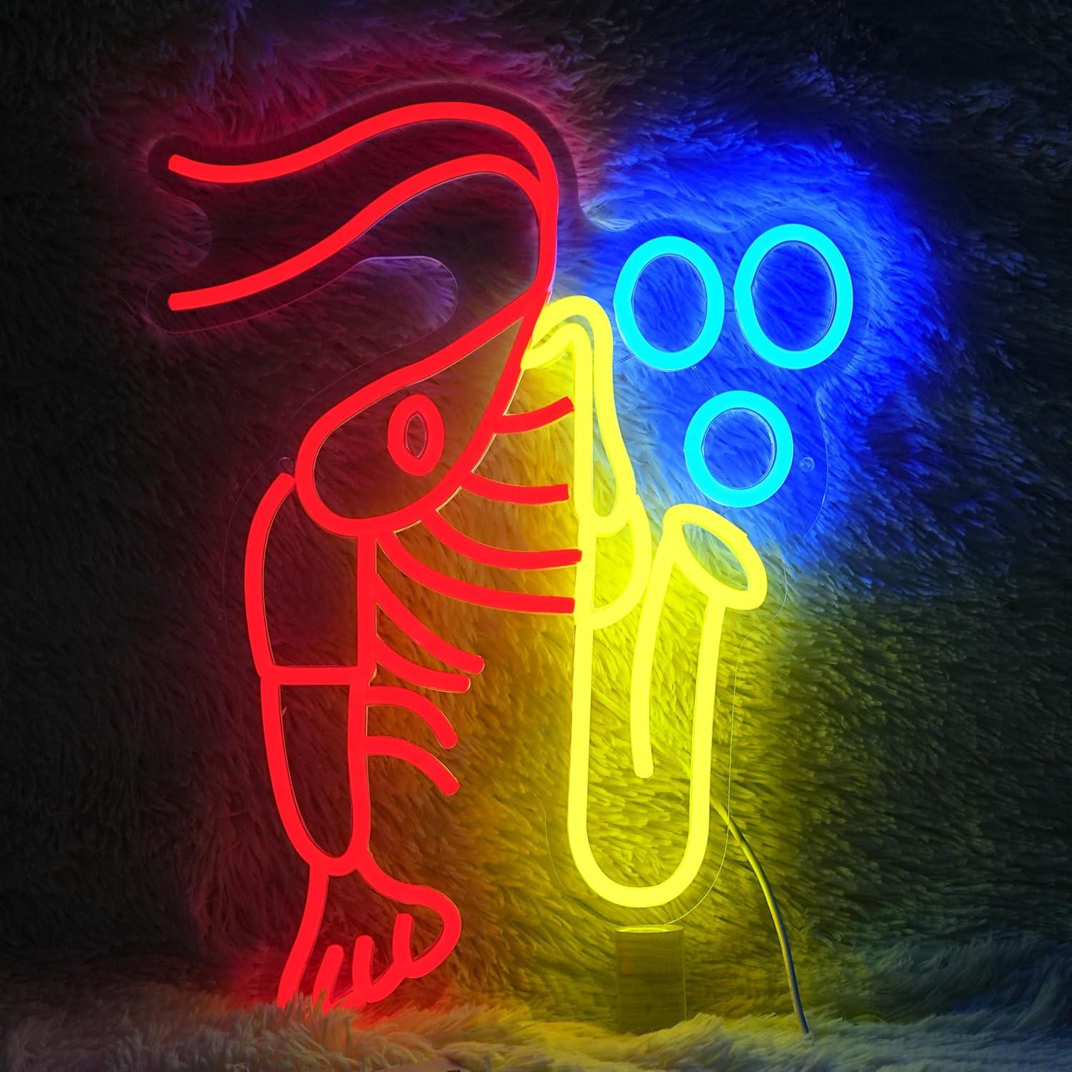 Lobster Saxophone Neon Sign Ja - Neon Sign Party incelemesi ve fiyatı